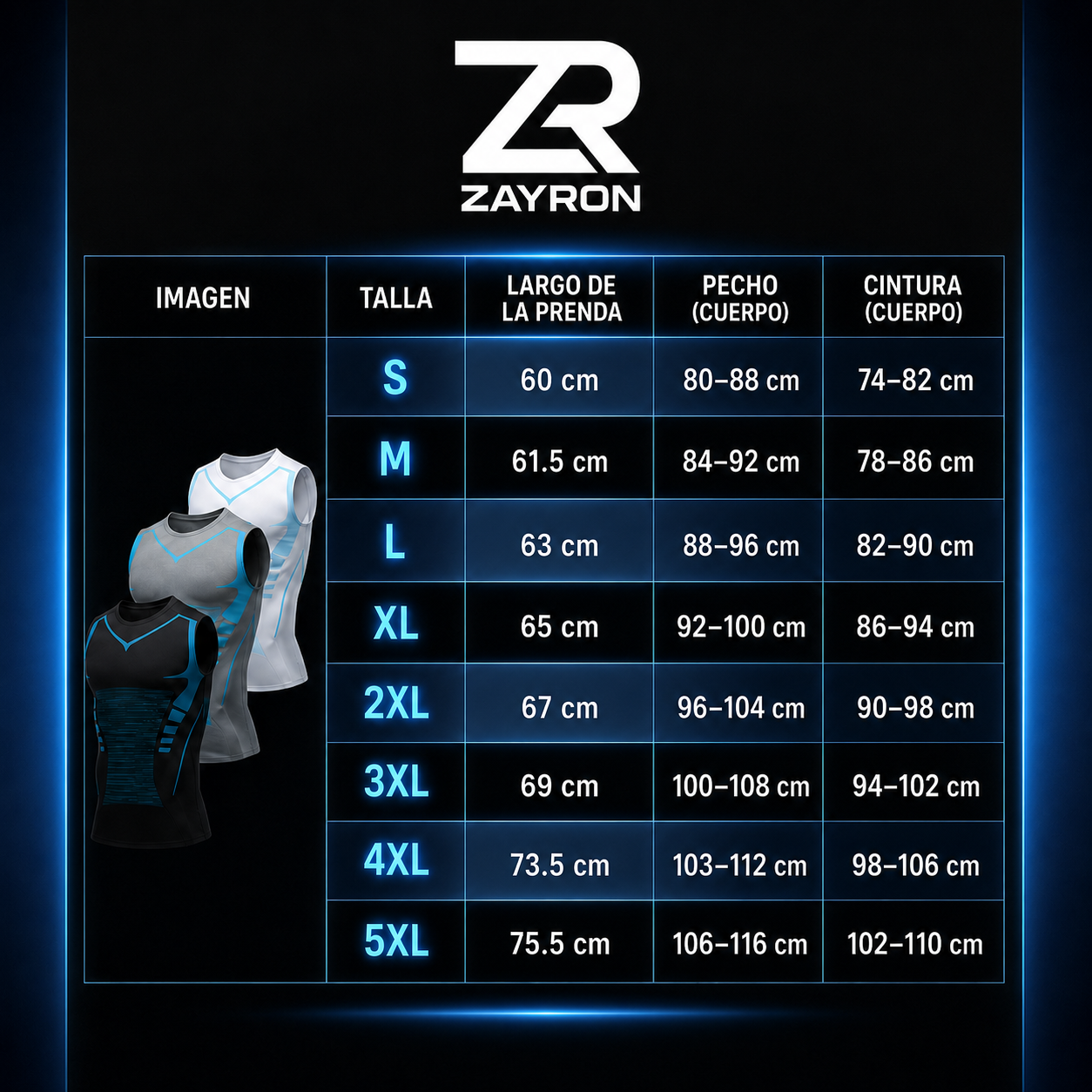 Zayron™ Original Camiseta De Compresión Para Moldear El Cuerpo