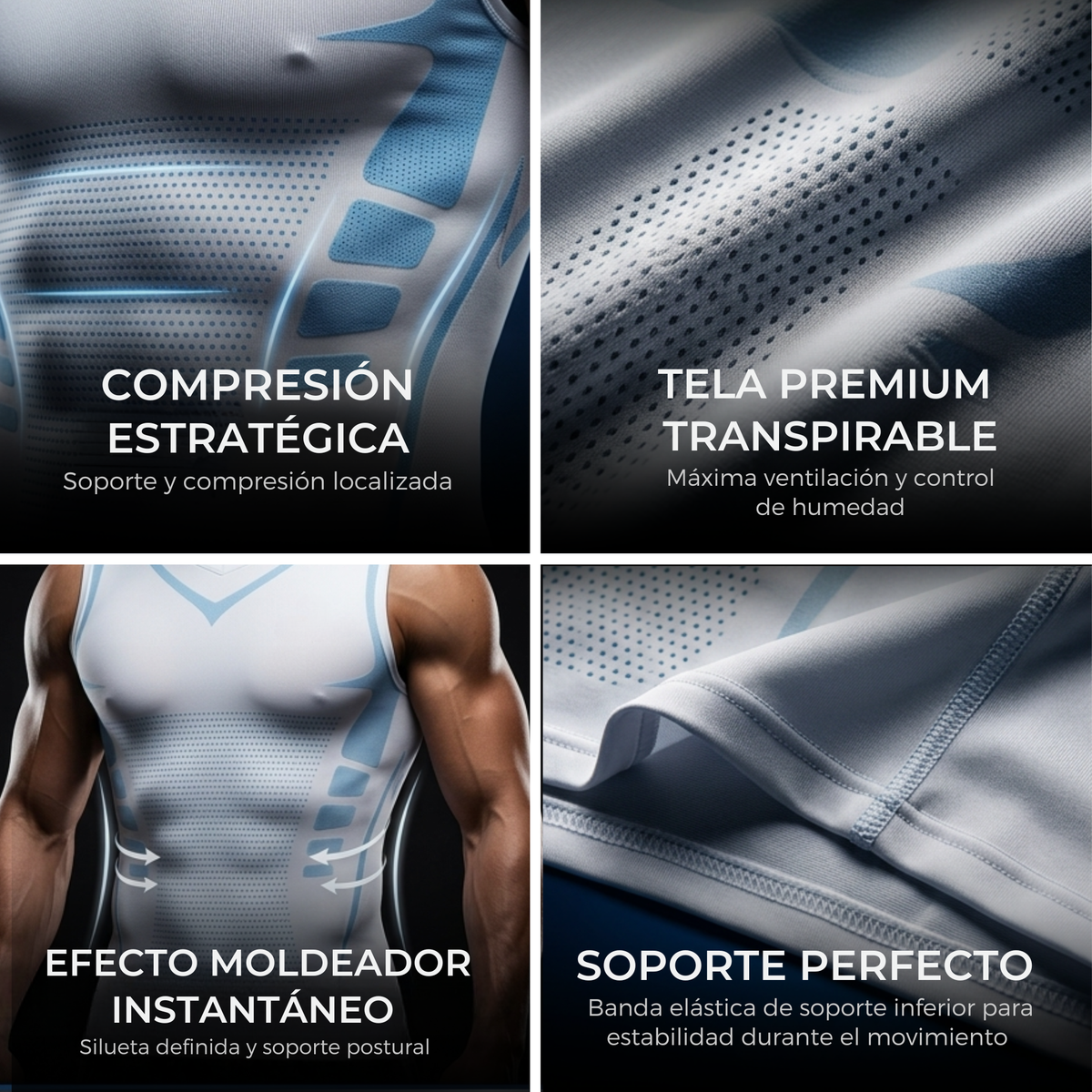 Zayron™ Original Camiseta De Compresión Para Moldear El Cuerpo – ZAYRON
